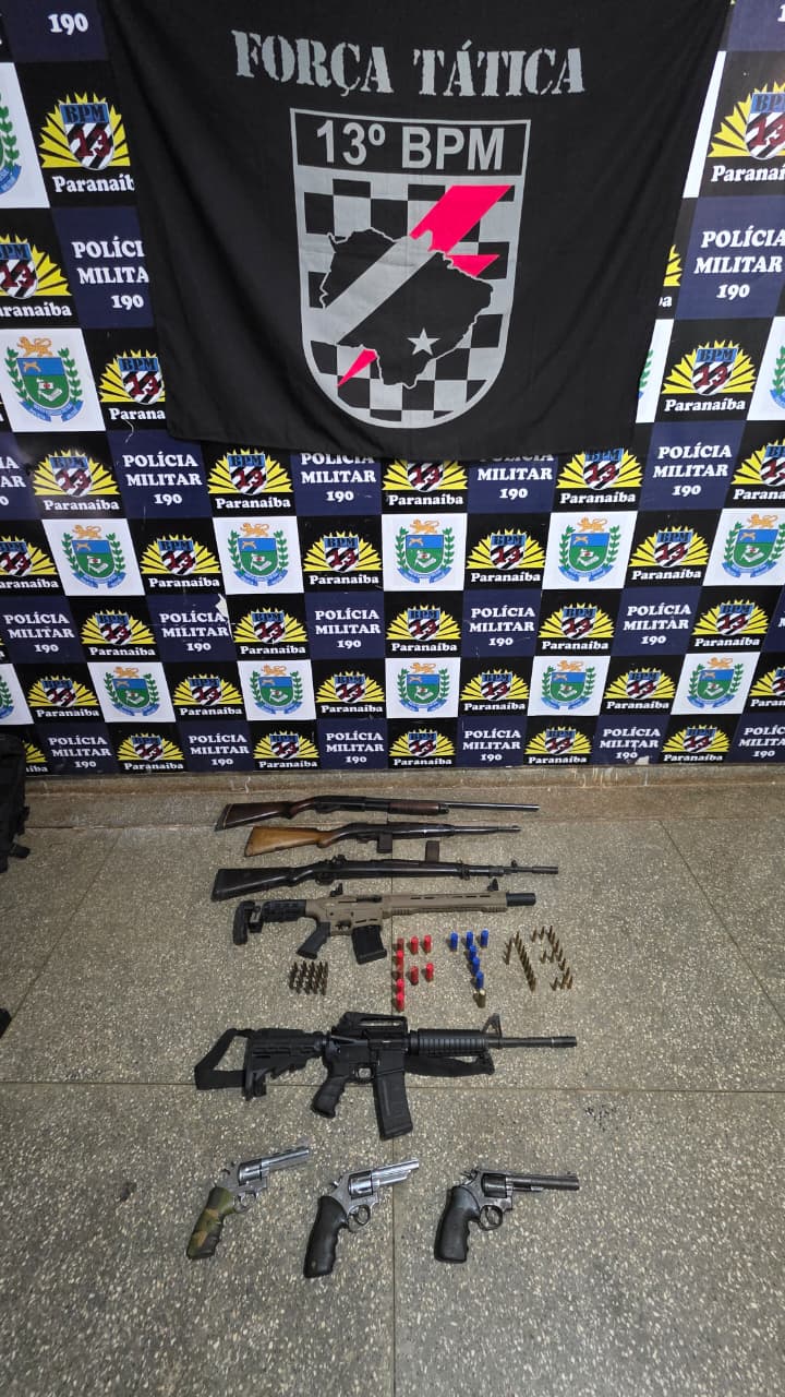 Polícia Militar apreende arsenal de armas de fogo na MS-240 em Paranaíba - foto 3